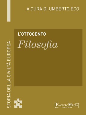 cover image of L'Ottocento--Filosofia